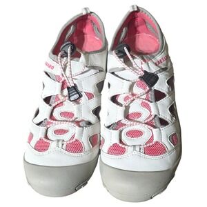 Saguaro Outdoor Water Sandals 40 White Pink Barefoot Hiking Shoes